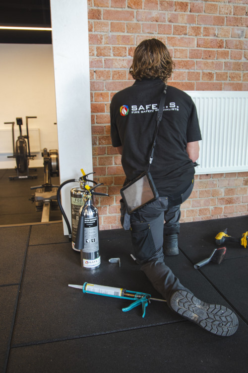 Fire extinguisher maintenance and servicing for colleges