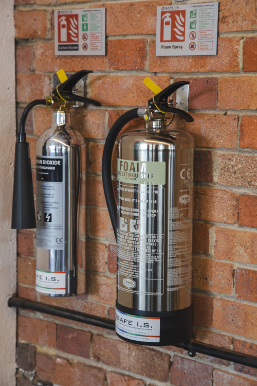 Fire extinguisher maintenance and servicing for industrial units