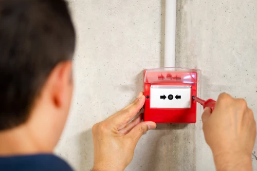 Public house fire alarm equipment maintenance
