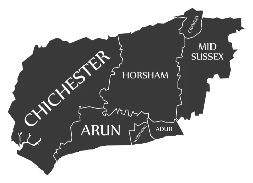 west-sussex-map