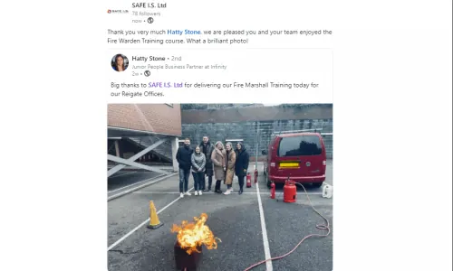 Fire Warden Training Feedback